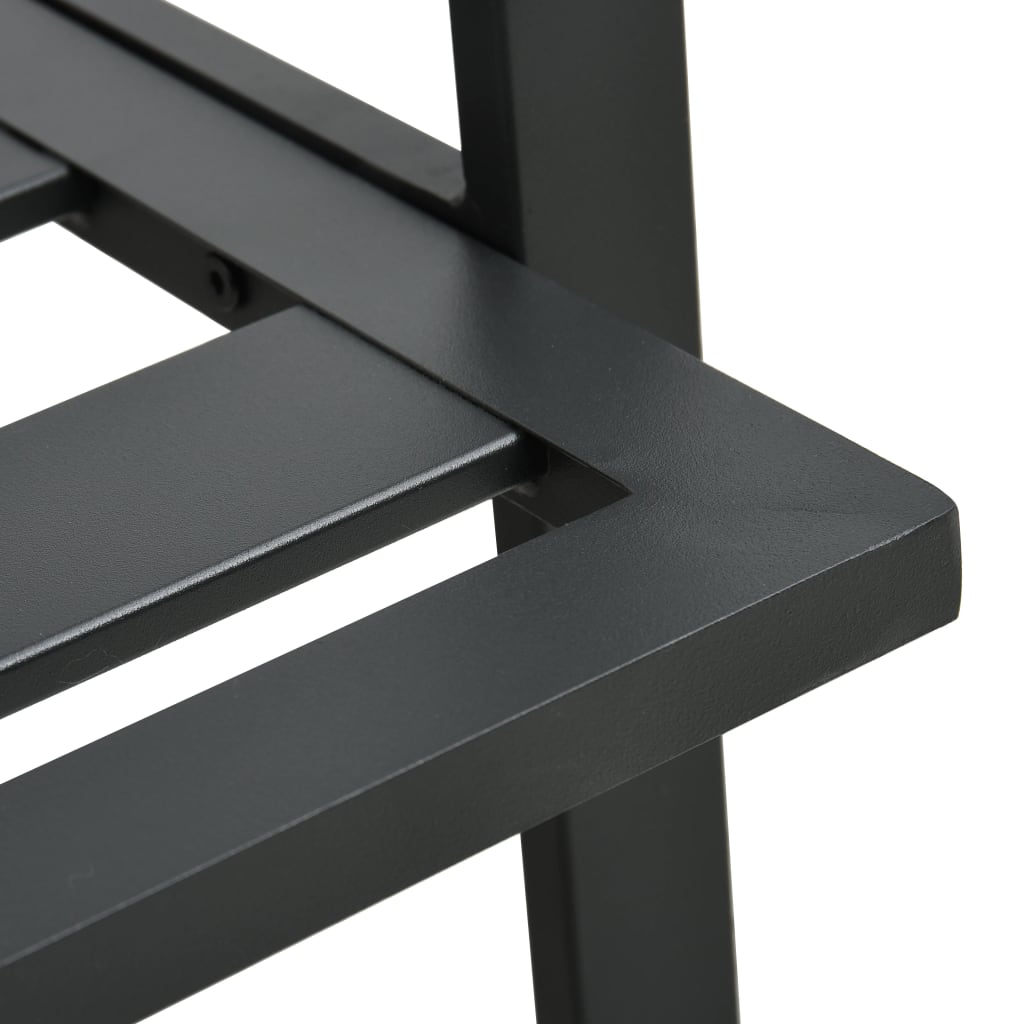 Lounge garnitura za vrt 4 dijela sa jastucima aluminij tamno siva - number 11.