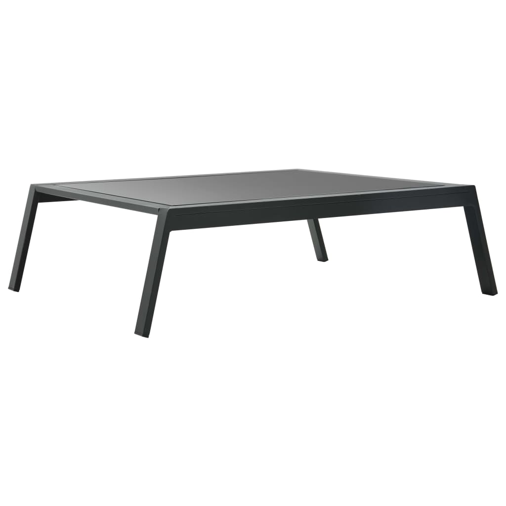 Lounge garnitura za vrt 4 dijela sa jastucima aluminij tamno siva - number 10.