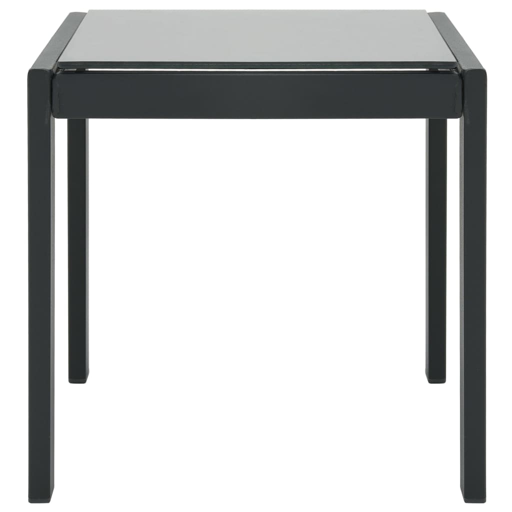 Liggestole 2 stk. med bord textilene og stål - number 9.