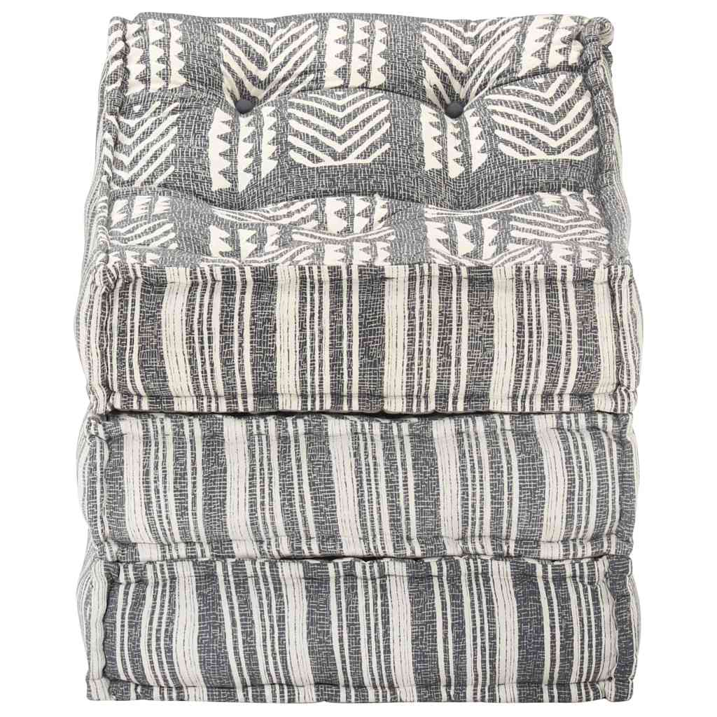 Modular pouf fabric stripes - number 4.