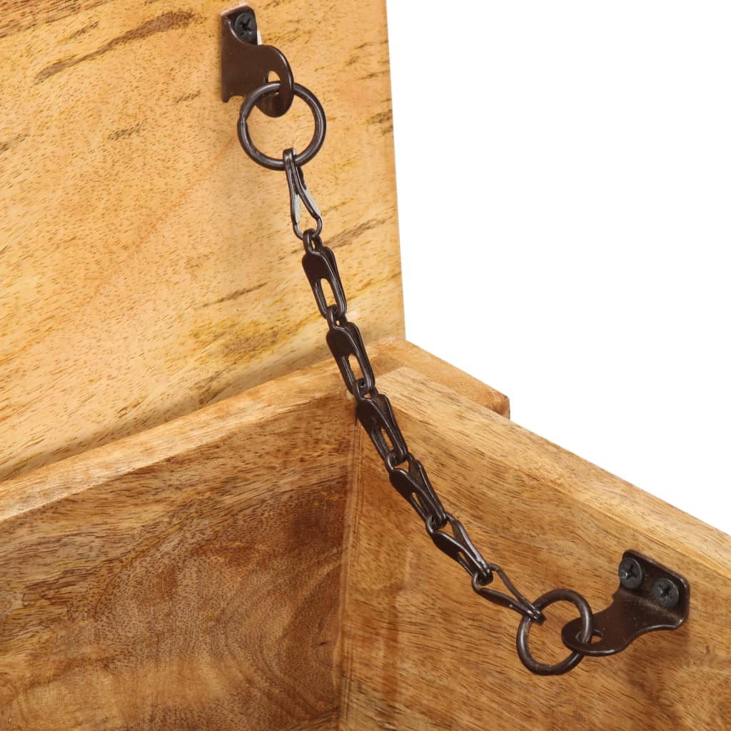 Kutija za odlaganje 99x35x48 cm masivno drvo manga - number 6.