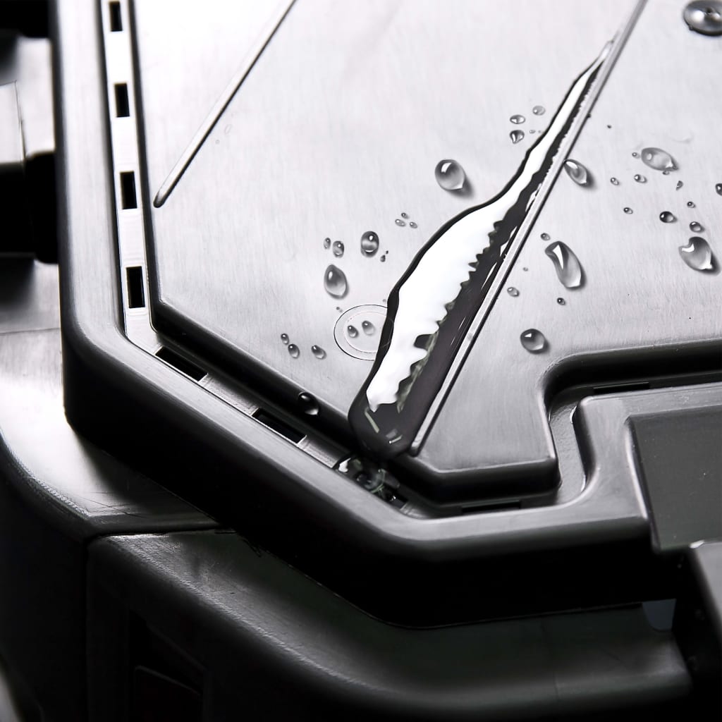 Kompostbeholder 93,3x93,3x80 cm 480 l sort - number 7.