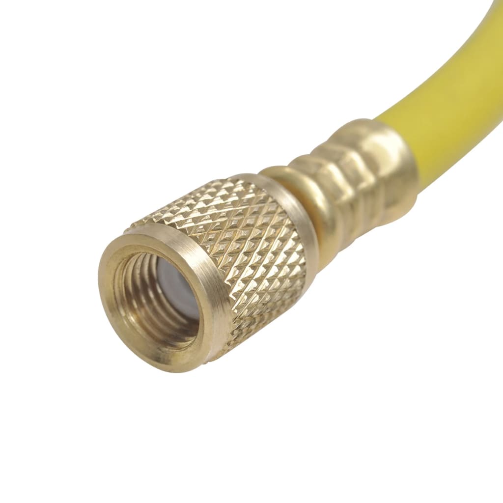 Ettrins-vakuumpumpe med tovejs-trykmålersæt med manifold - 120 w, 50 l/min., 2 5 cfm, 1/4 hk, 220 ml - number 10.