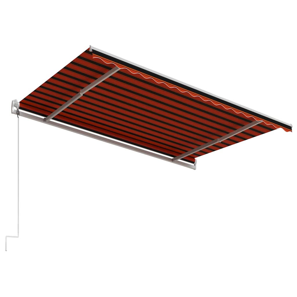 Automatic folding awning orange and brown - multicolored, 400 x 300 cm, 1 - number 4.