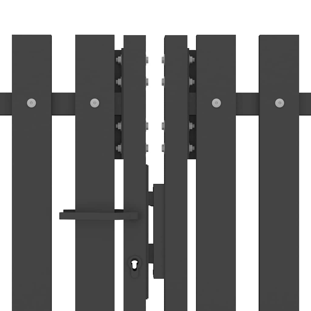 Vrata ograde 4x1.7 m čelična antracit siva - 4 x 1,7 m - number 4.
