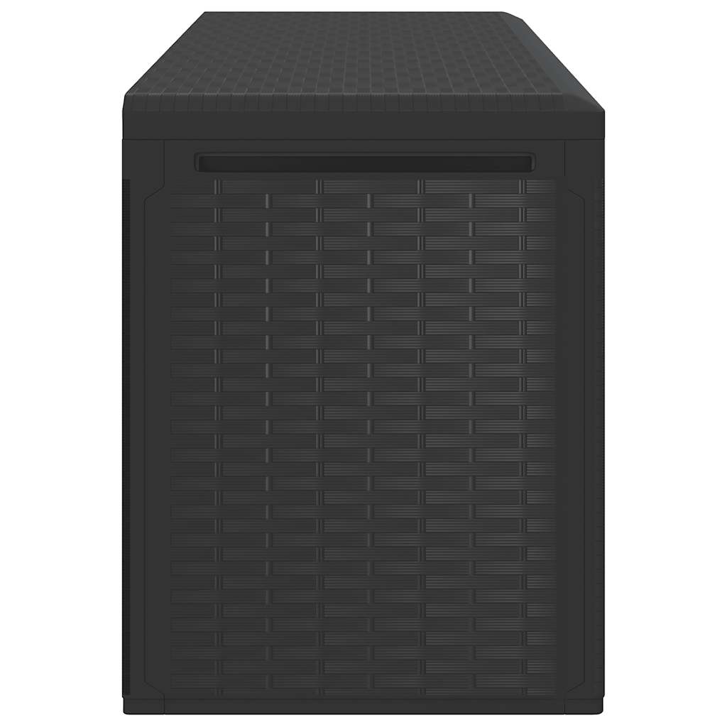 Opbevaringsboks til haven 114x47x60 cm antracitgrå - number 5.