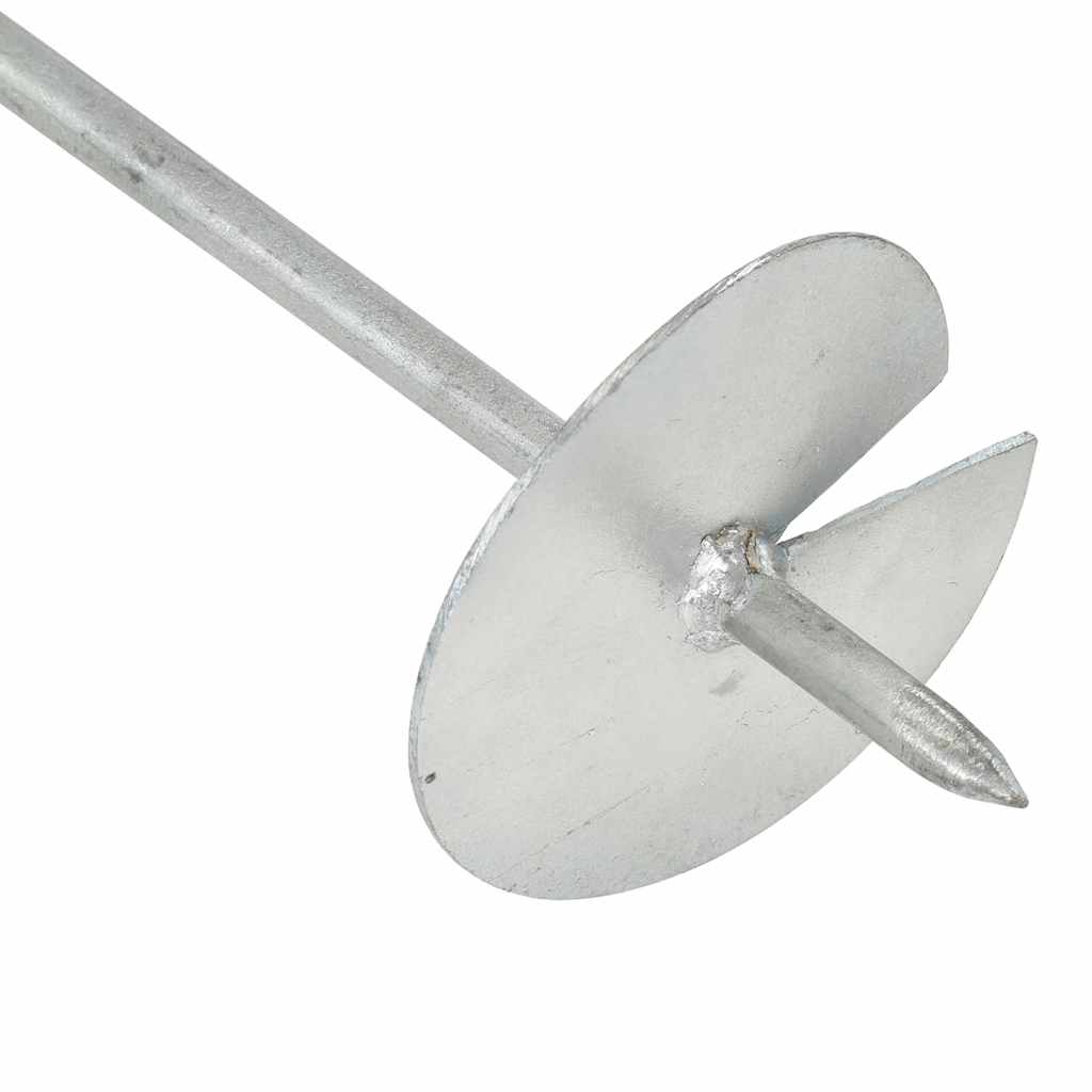 Markankare 4 st. 10x60 cm galvaniserad metall - number 4.