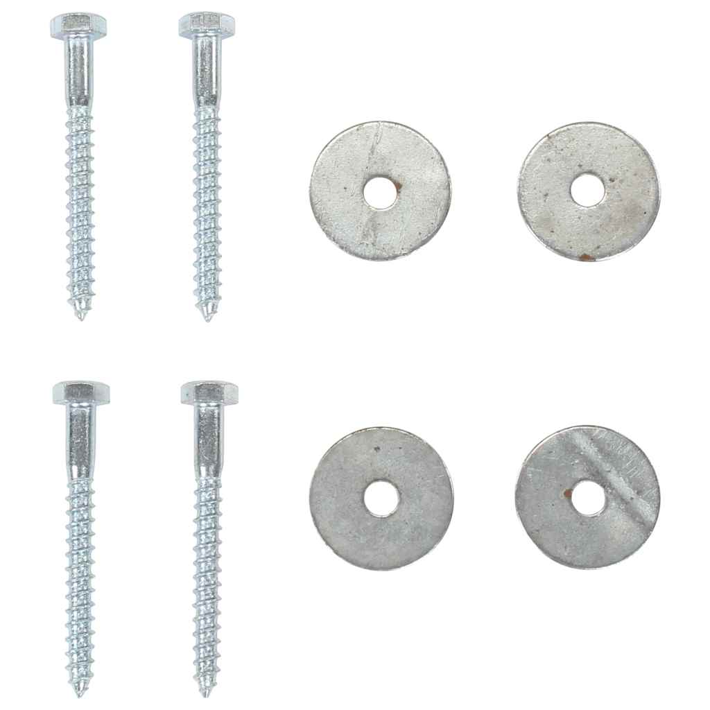 Markankare 4 st. 10x60 cm galvaniserad metall - number 8.