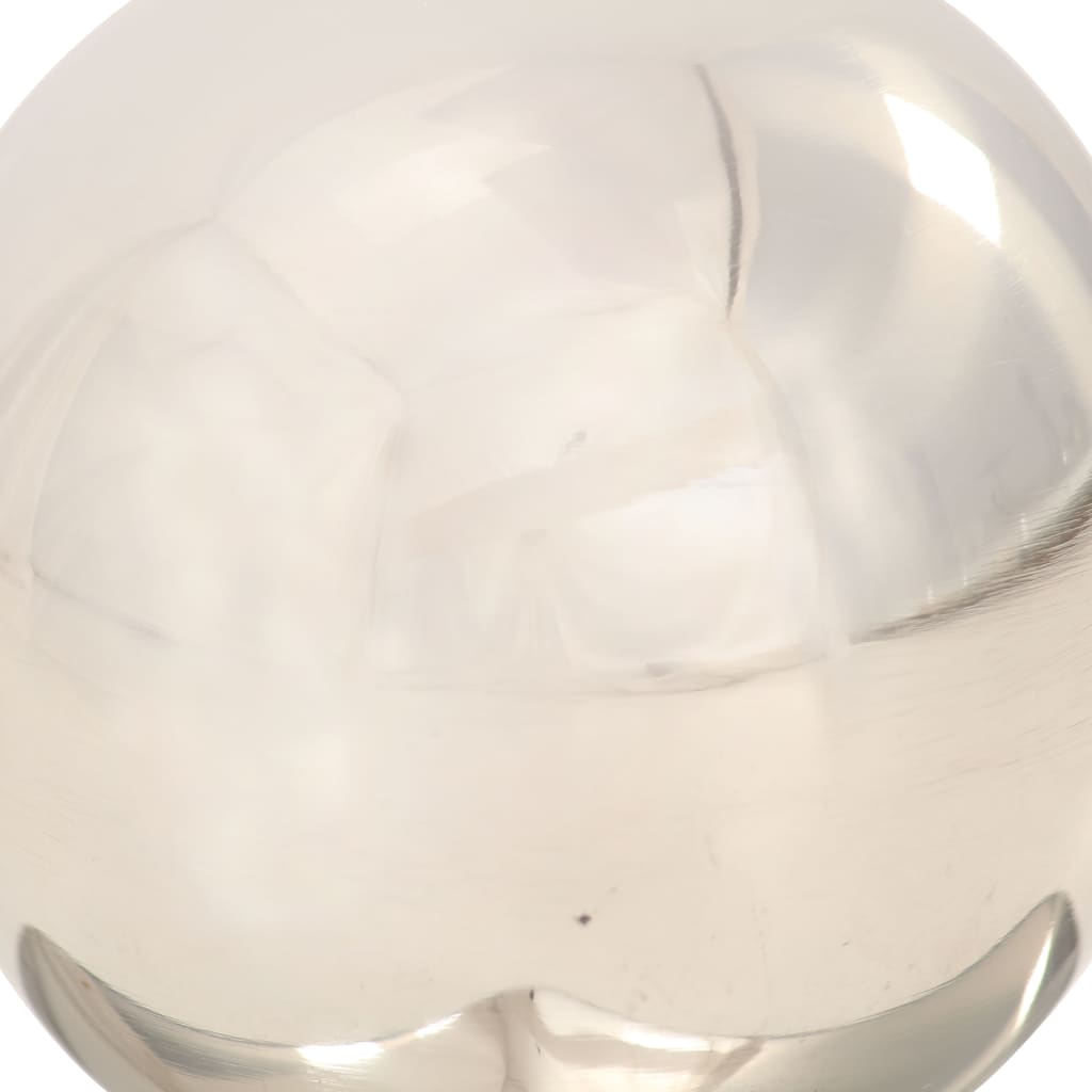 Capuchons de poteau en forme de globe 6 pcs. 91x91 mm acier inoxydable - number 6.