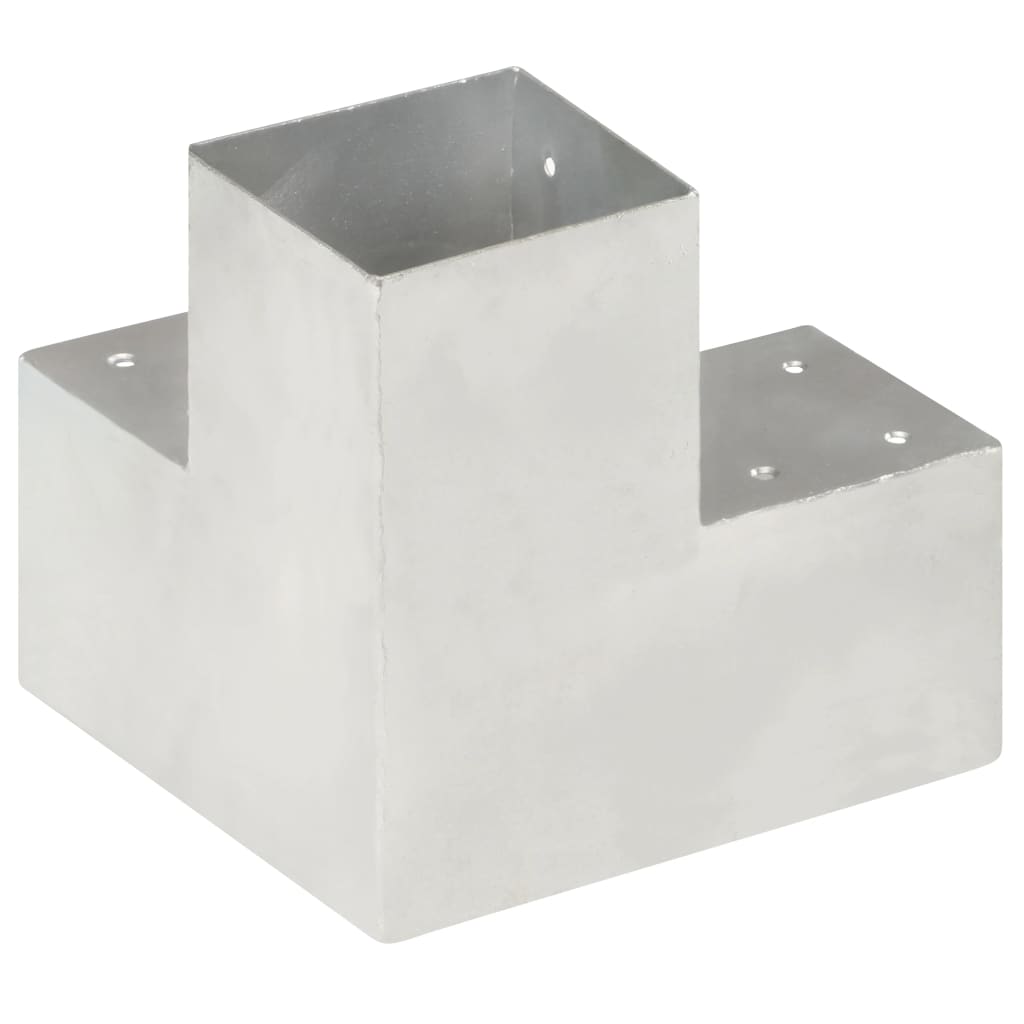 Stolpebeslag y-form 101x101 mm galvaniseret metal - number 3.