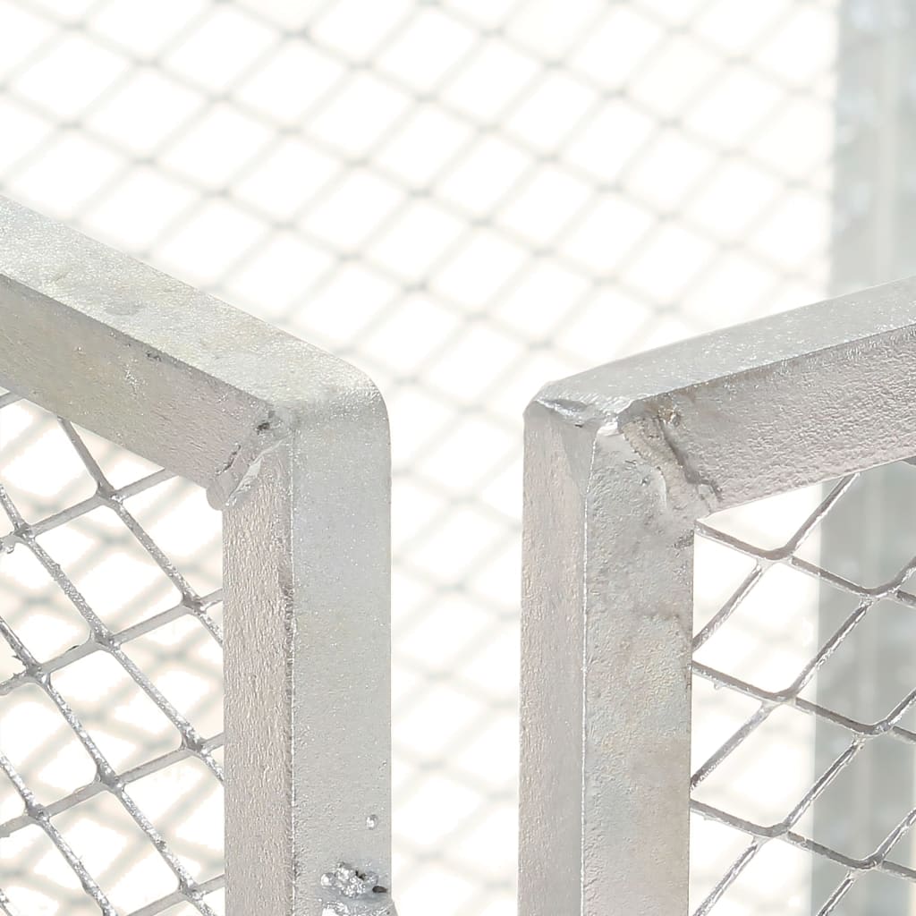 Compost bin 100x100x77 cm galvanized iron - number 3.