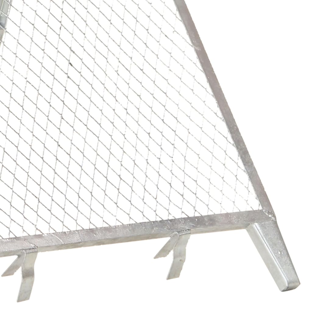 Compost salt galvanized steel - 60 x 85 x 89 cm (wxdxh) - number 4.