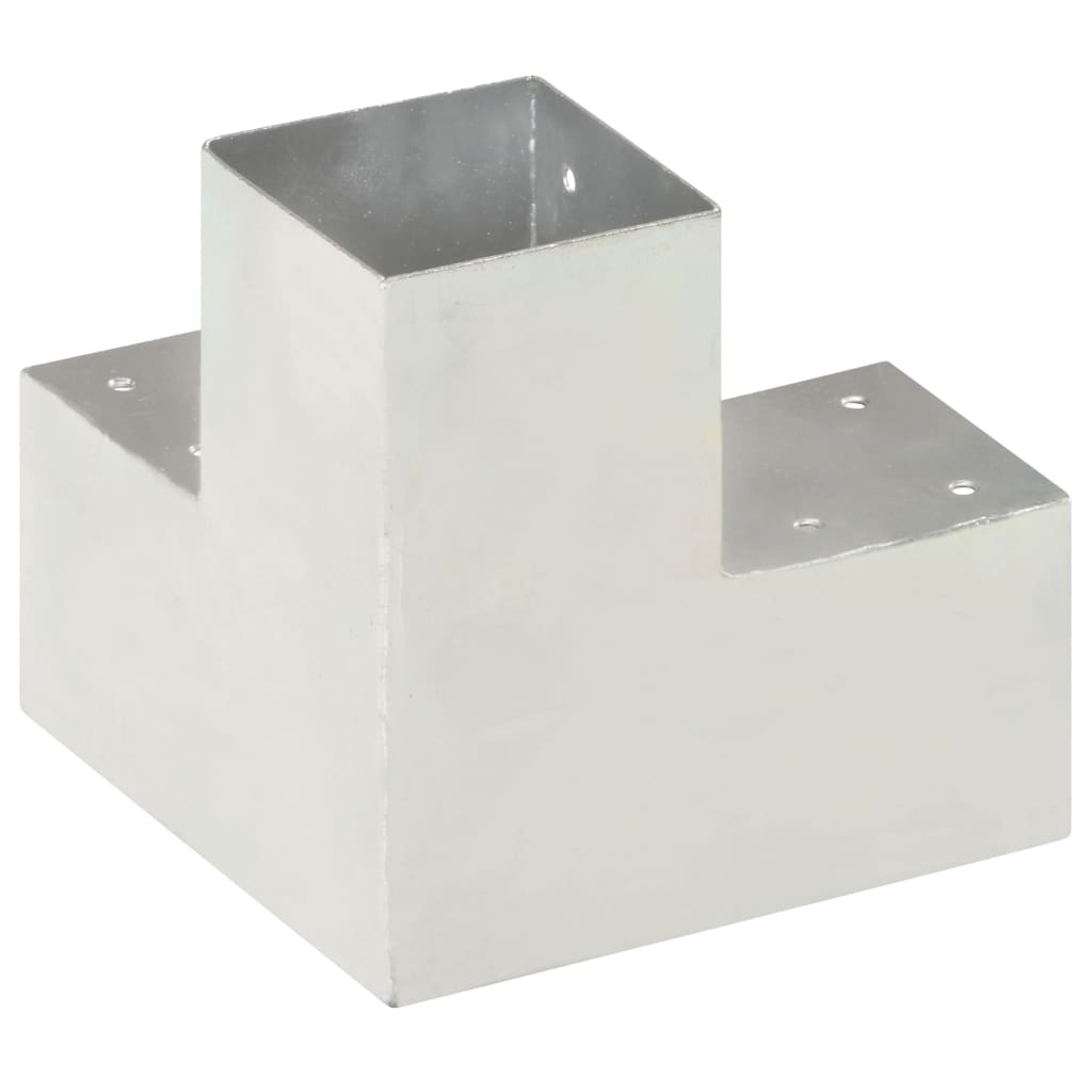 Stolpebeslag galvaniseret metal - 91 x 91 mm, 1, y-form - number 3.