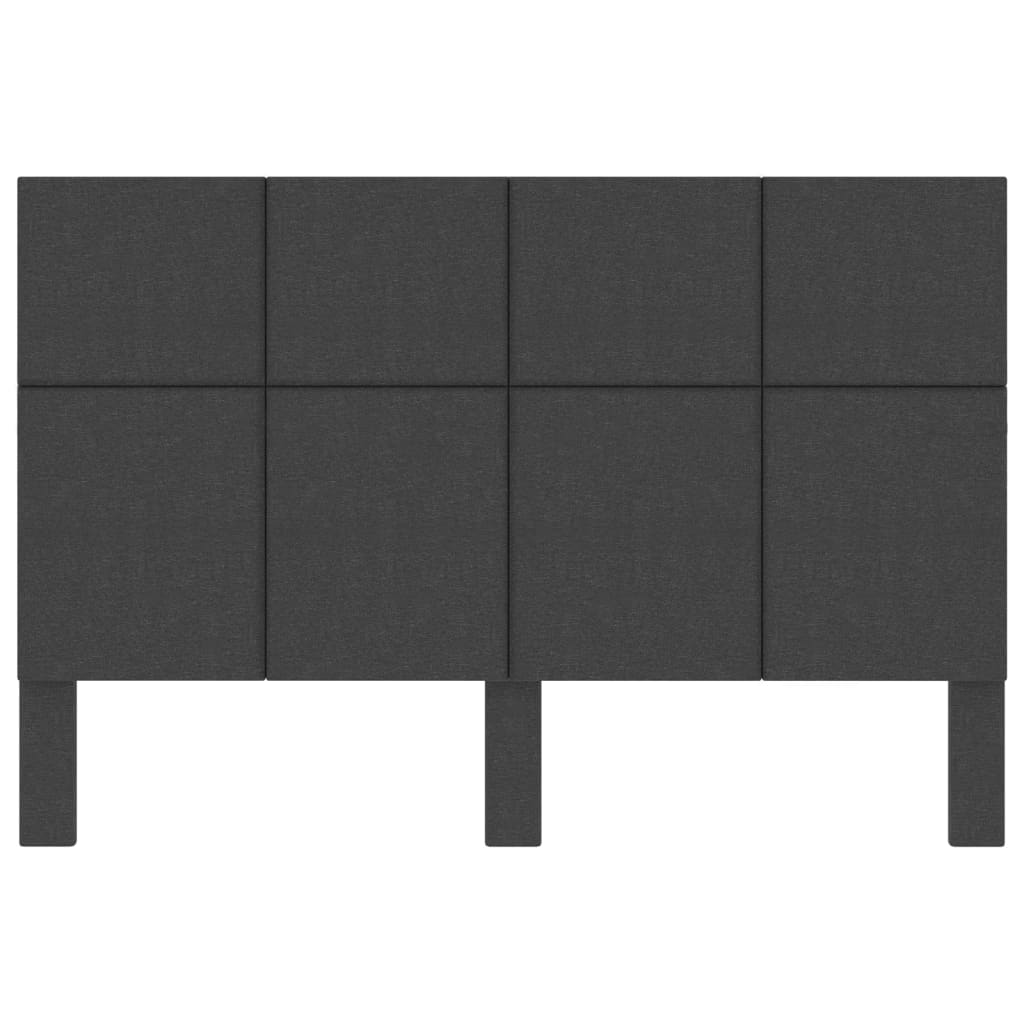 Sengegavlstoff mørk grå - 180 x 200 cm, 1, med firkantet mønster - number 4.