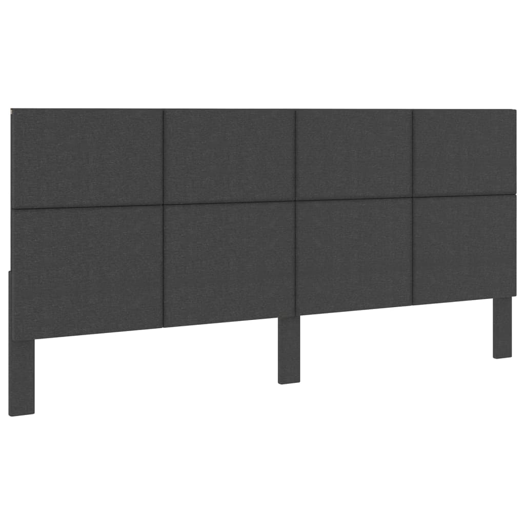 Sengegavl 200x200 cm stof mørkegrå - number 1.