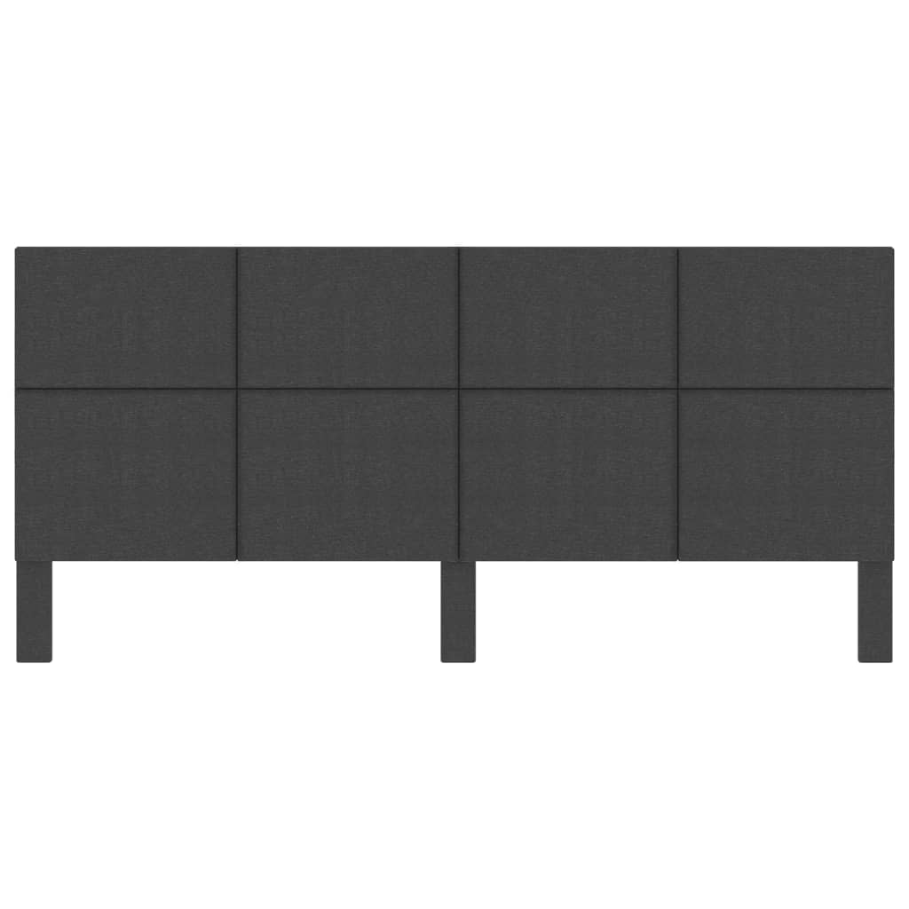 Sengegavl 200x200 cm stof mørkegrå - number 4.