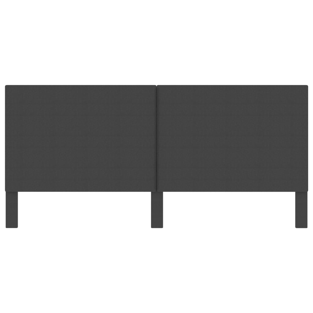 Sengegavl stoff mørkegrå - 200 x 200 cm, 1, med jevnt mønster - number 4.