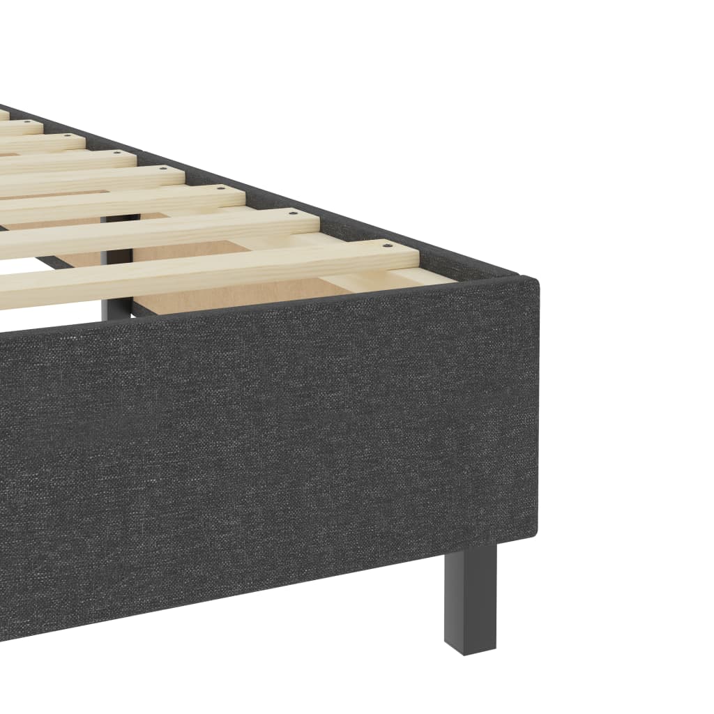Bed frame for box mattress fabric gray - 100 x 200 cm, 35.5 cm - number 6.