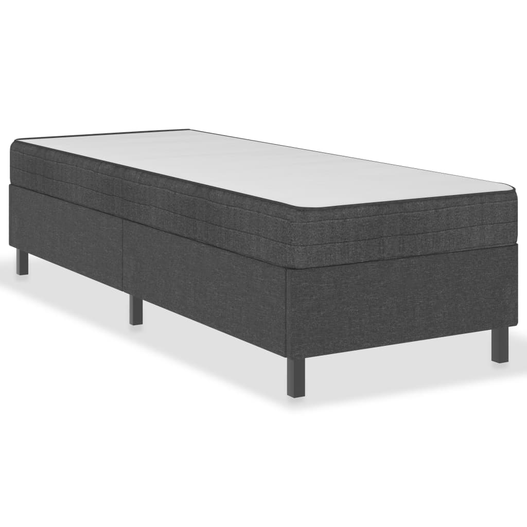 Bed frame for box mattress fabric gray - number 2.