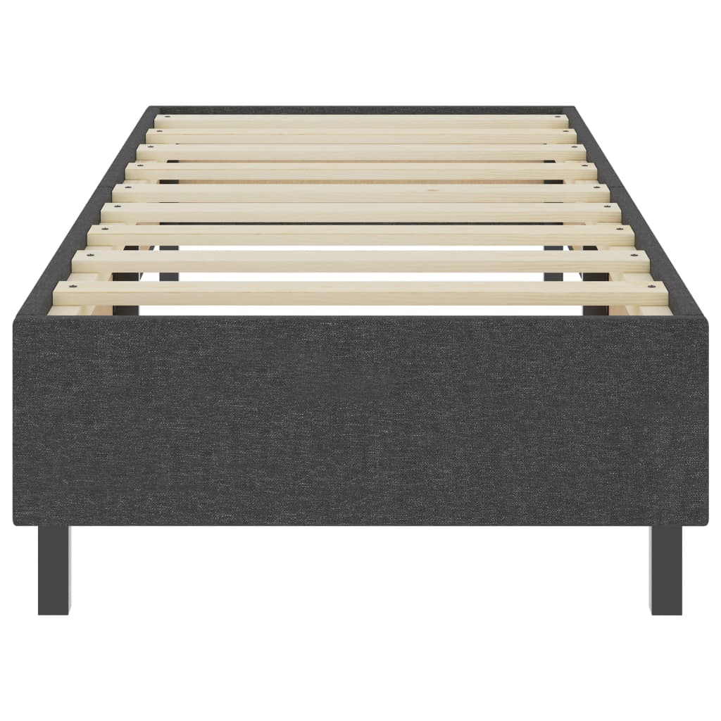 Bed frame for box mattress fabric gray - number 4.
