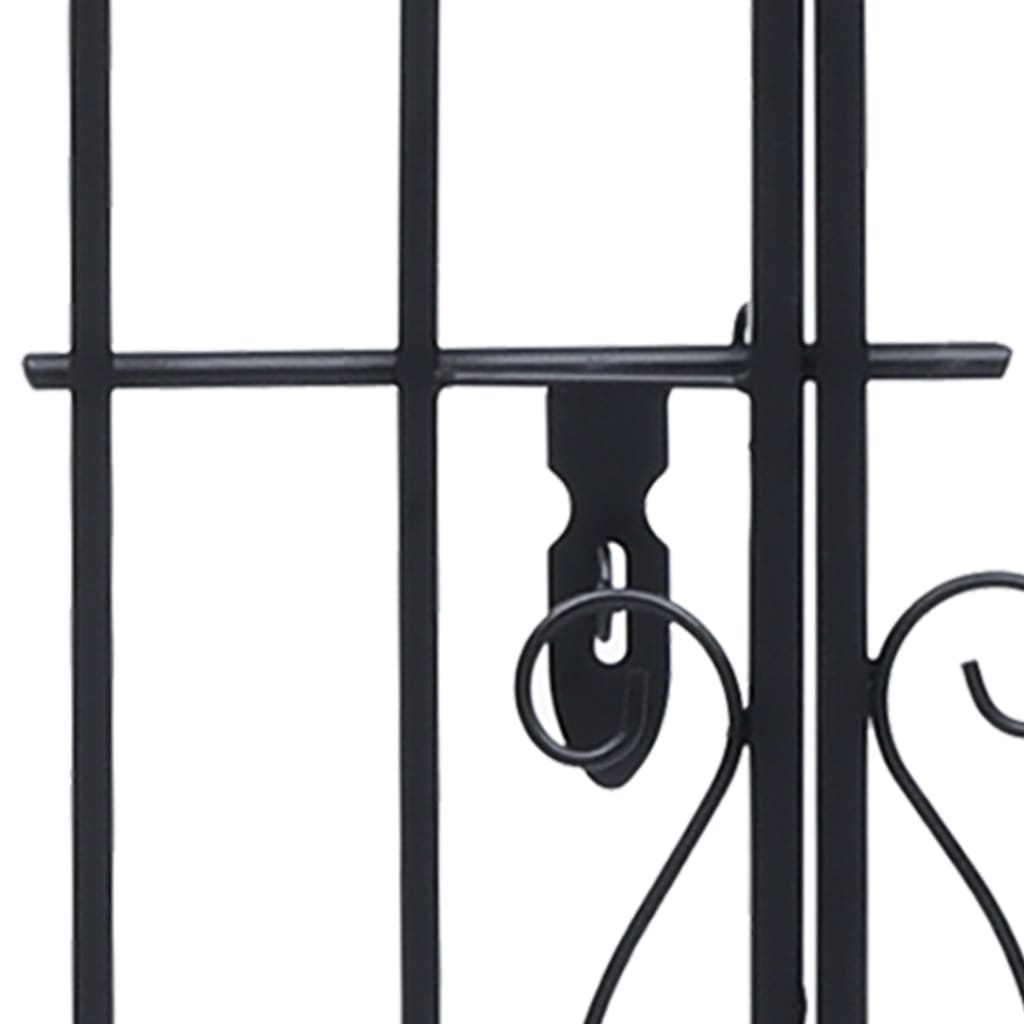 Decorative wrought iron garden gate 122x20.5x100 cm - number 5.