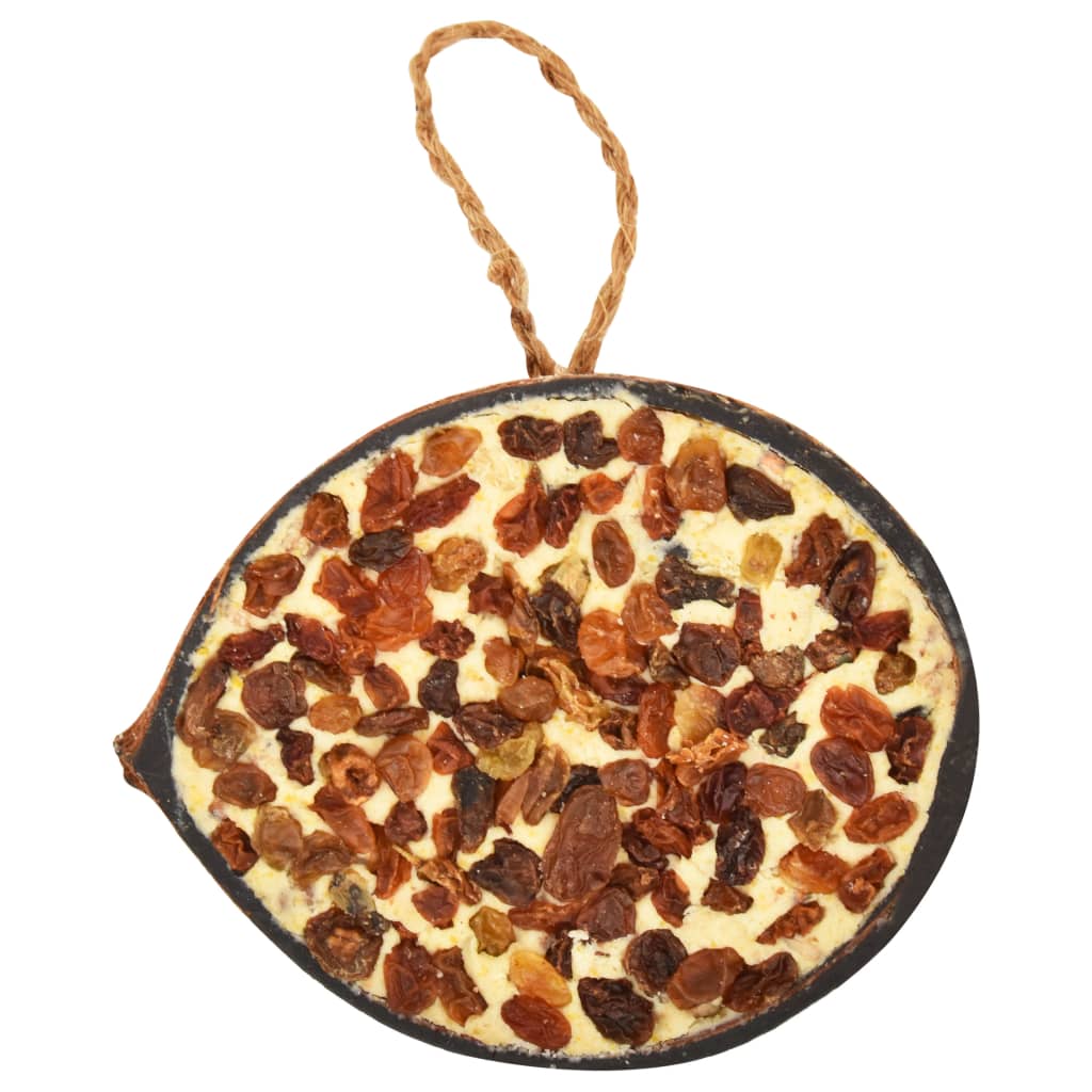 Nourriture pour oiseaux 10 pièces demi-noix de coco farcies 290 g - number 4.