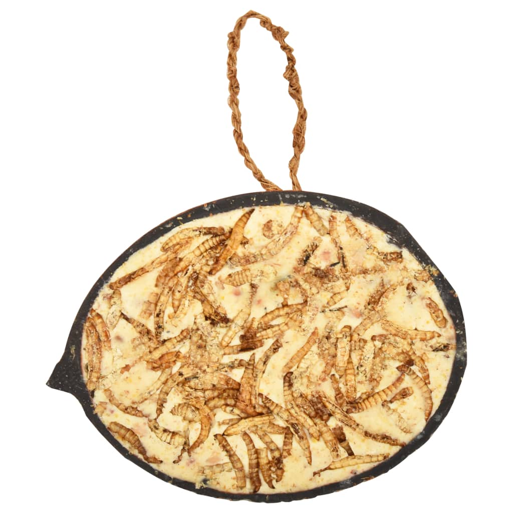 Nourriture pour oiseaux 10 pièces demi-noix de coco farcies 290 g - number 6.