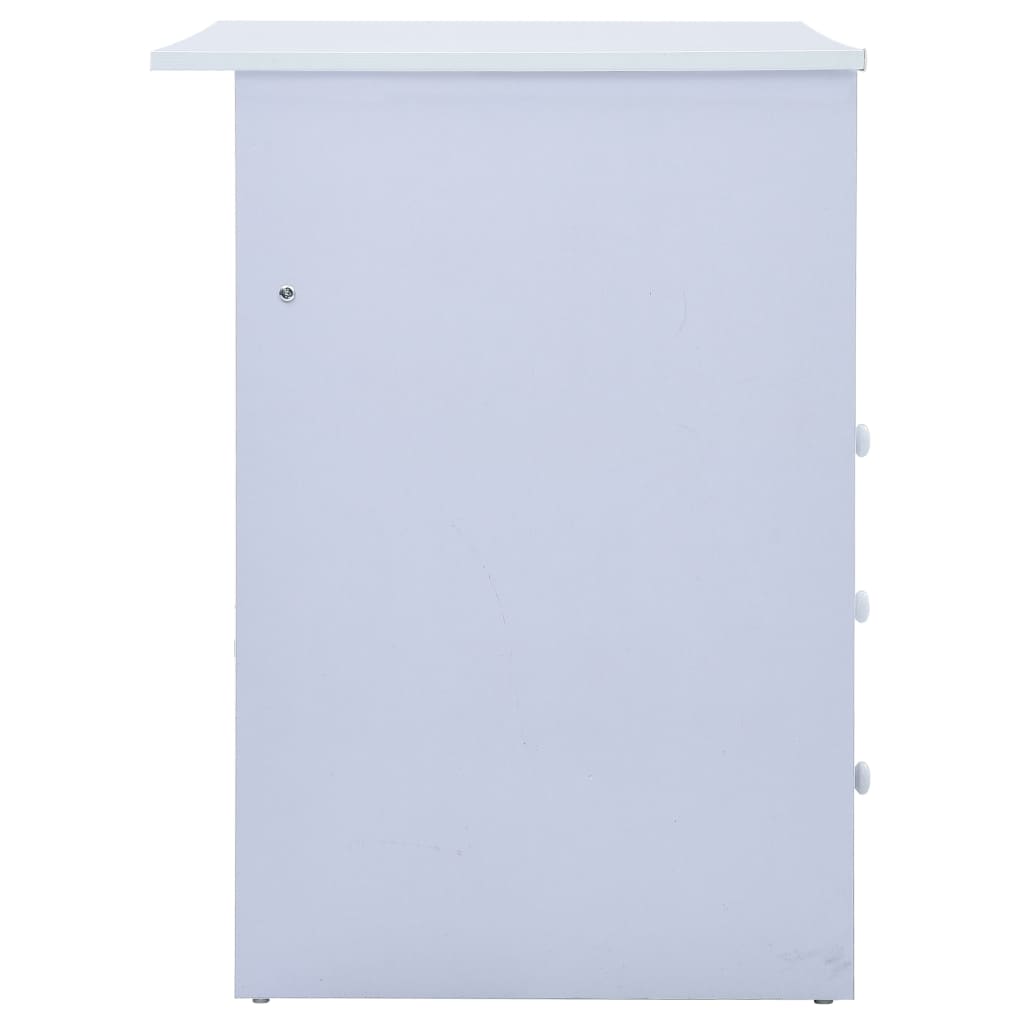 Børneskrivebord vipbart - hvid - number 7.