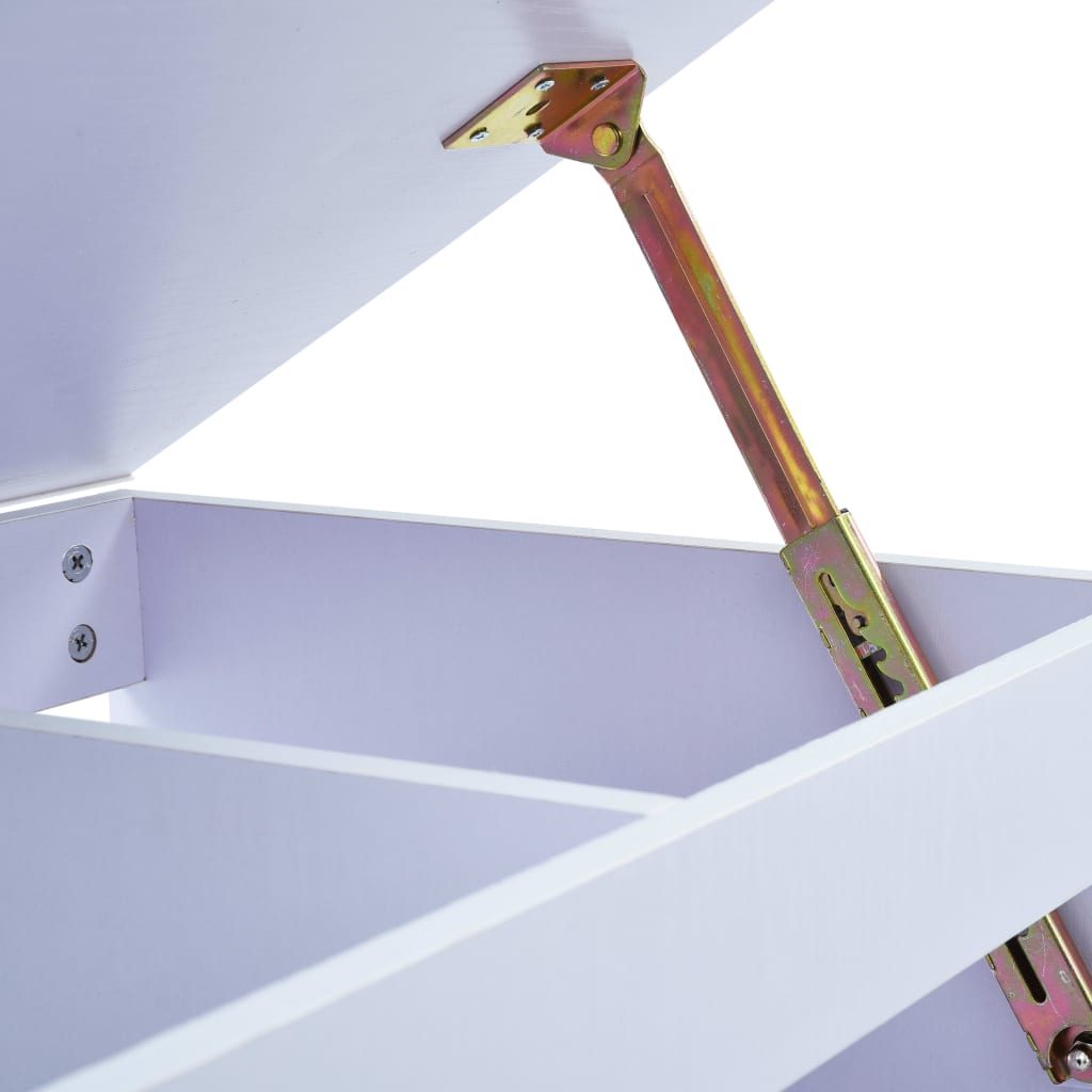 Børneskrivebord vipbart - hvid - number 10.