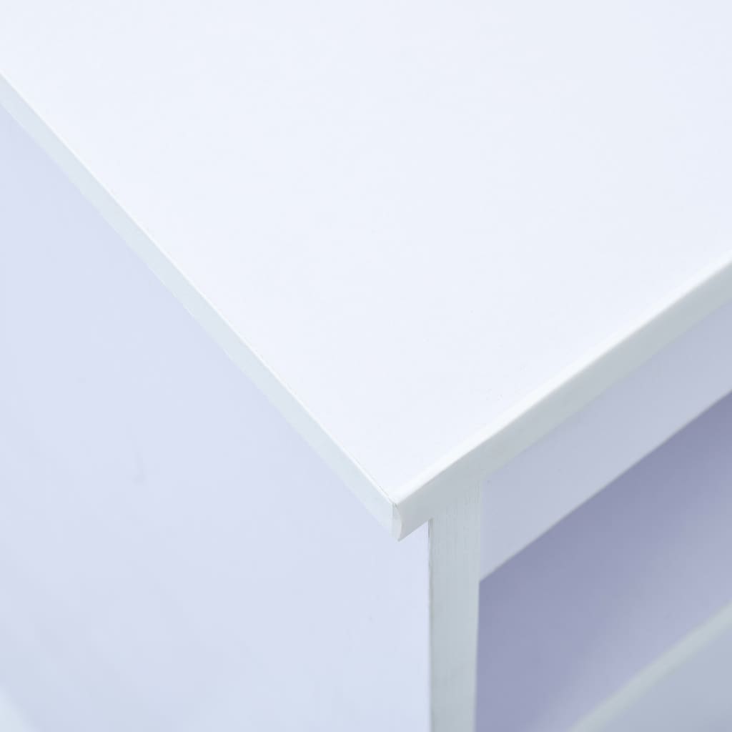 Børneskrivebord vipbart - hvid - number 9.