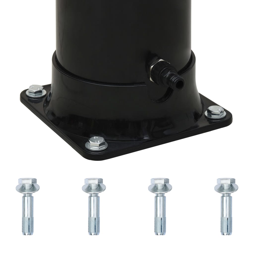 Douche solaire 214 cm 20 l noir - number 7.