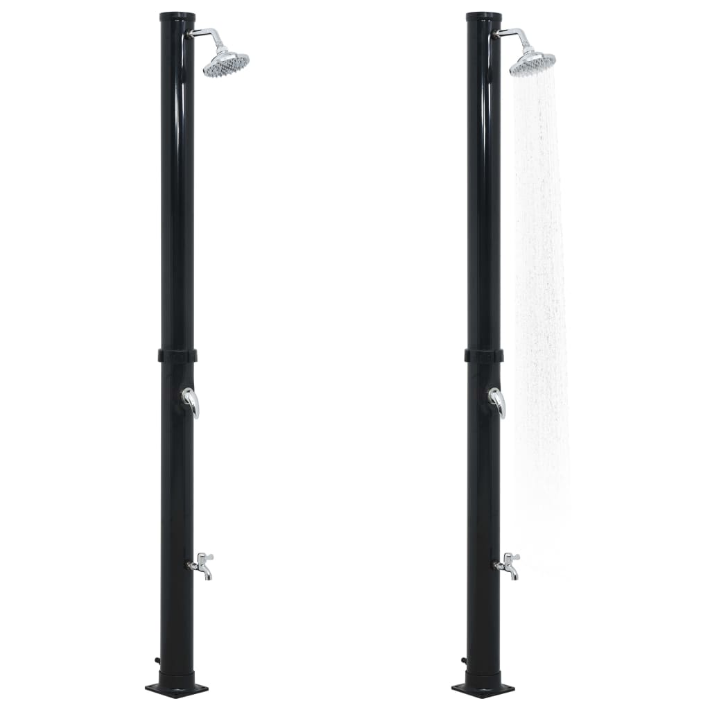Douche solaire 220 cm 20 l noir - number 3.
