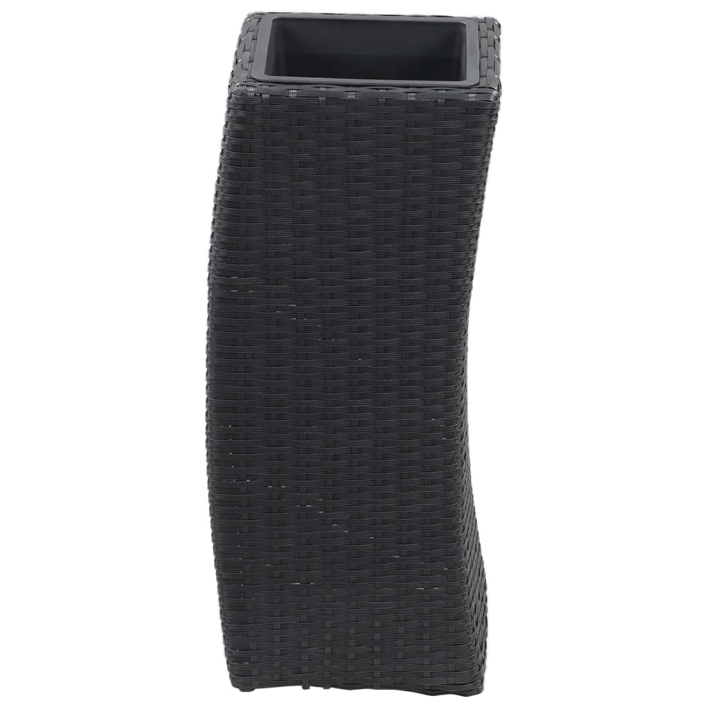 Podignute žardinjere 3 kom. poliratan crni - number 5.