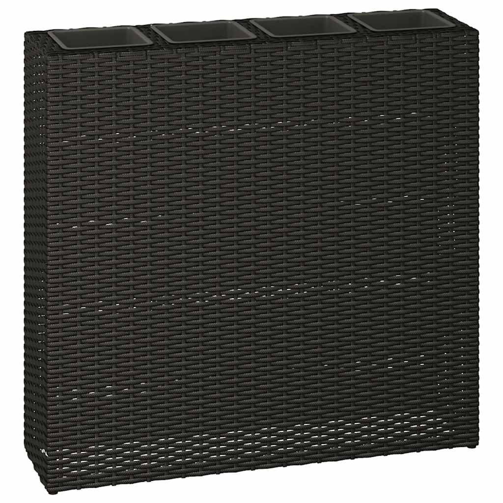 Žardinjera sa 4 posude 2 kom. poliratan - crni, 1, 8 - number 2.