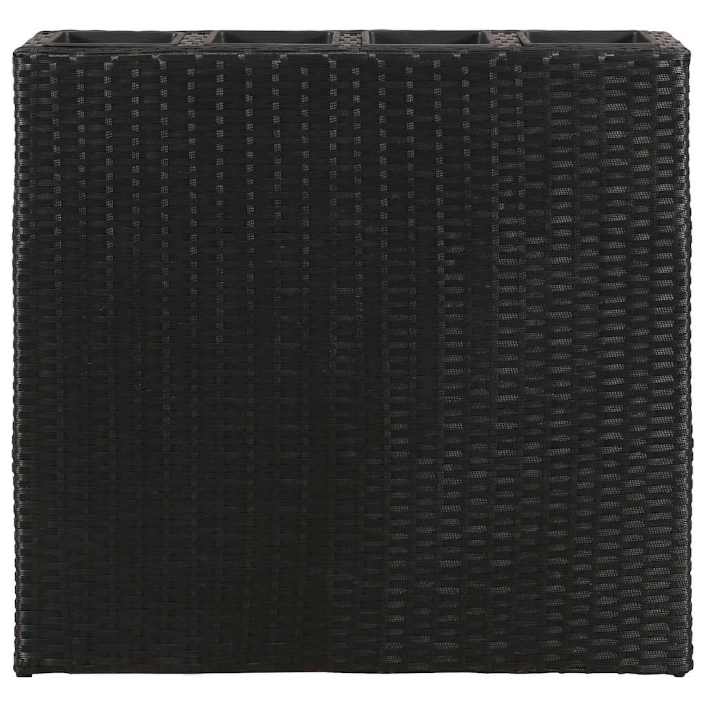 Žardinjera sa 4 posude 2 kom. poliratan - crni, 1, 8 - number 3.