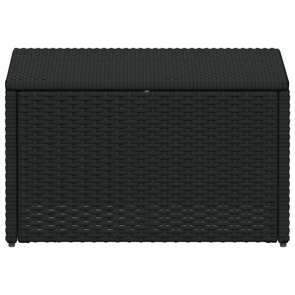 Hagesalongsett 4 deler med puter polyrattan sort - number 3.