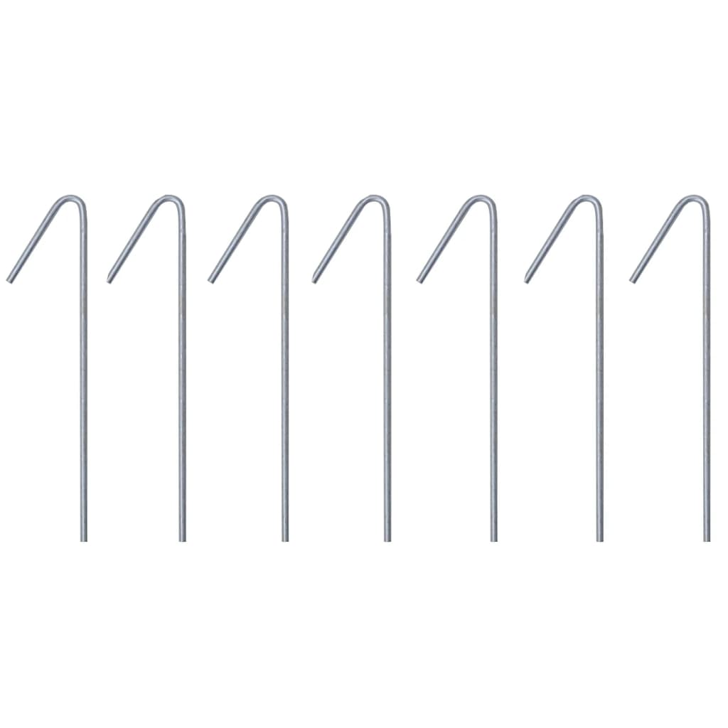 Foldbart festtelt med 2 sidevægge 2x2 m stål antracitgrå - number 8.