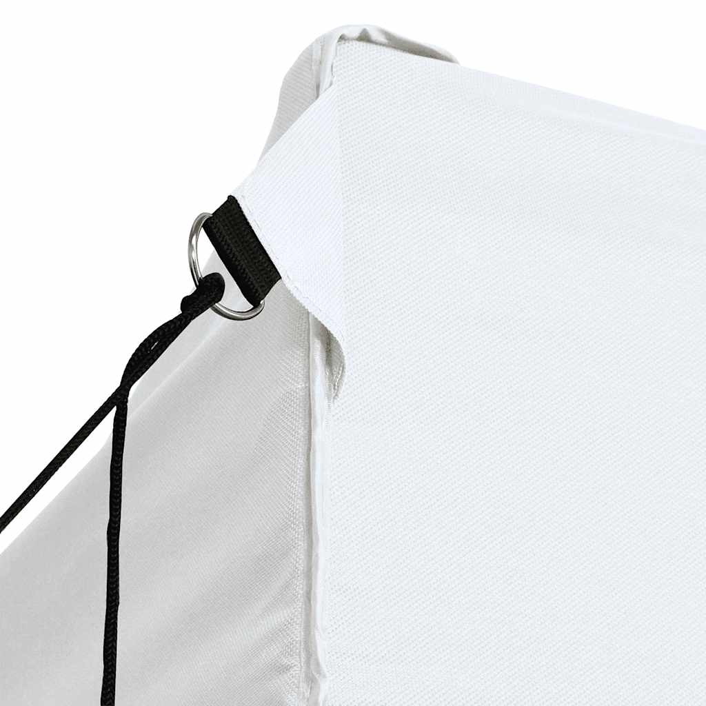 Sklopivi šator s 3 bočne stijenke 3x4 m čelik - bijeli, 1 - number 6.