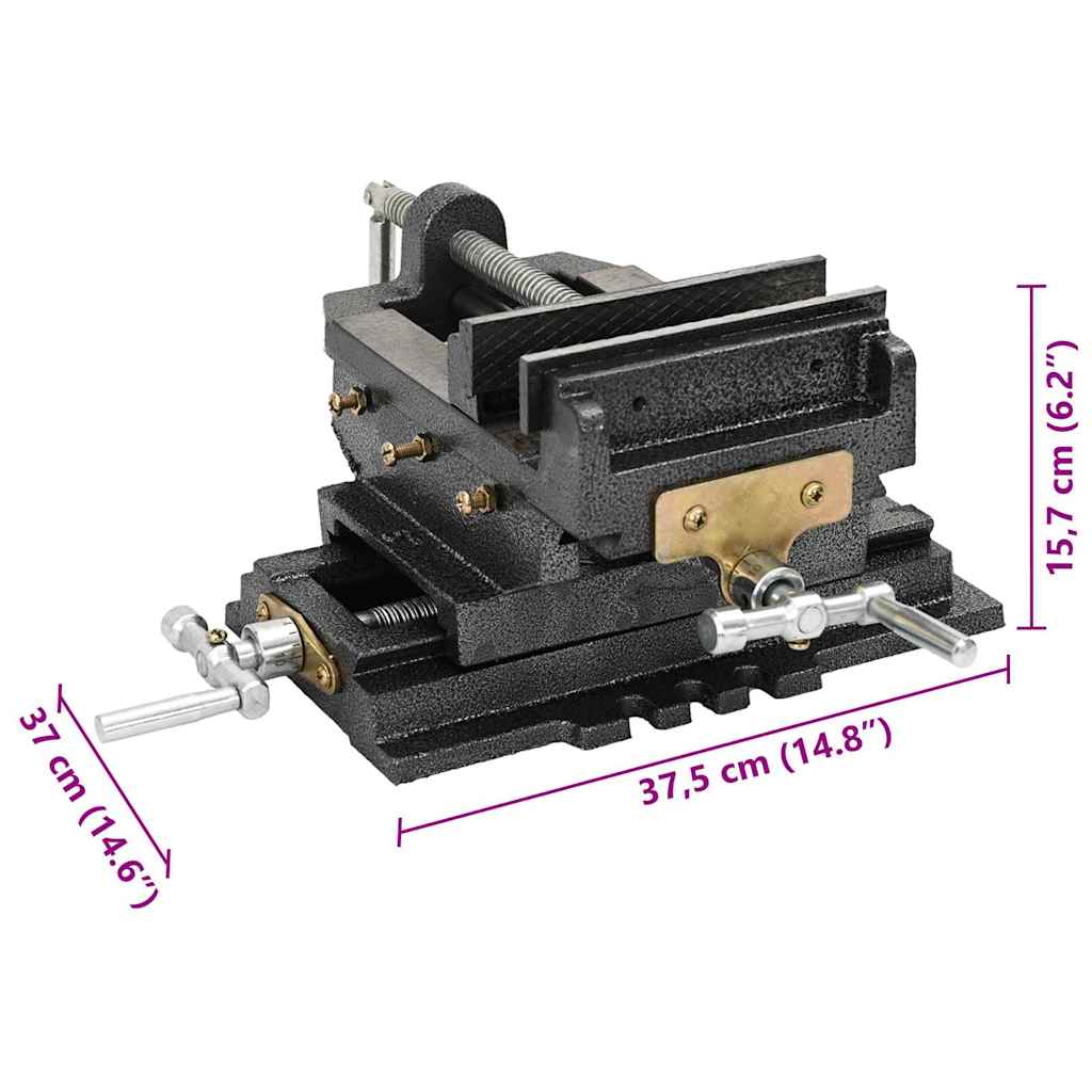 Taladro de banco a presión con accionamiento manual en cruz - 150 mm, 1 - number 8.