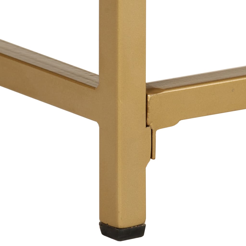 Stół konsolowy 100 x 35 x 76 cm lite drewno akacjowe - number 8.