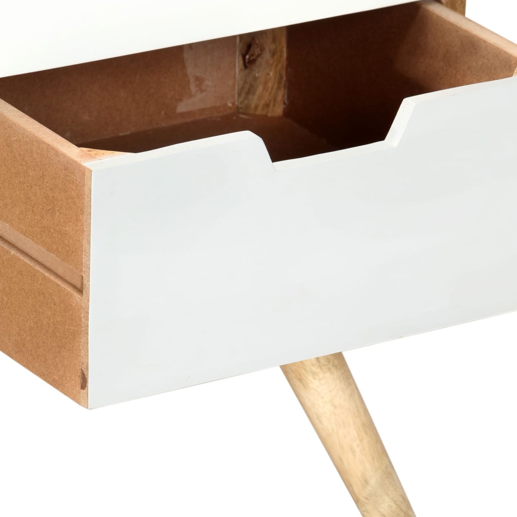 Tv-skab 110 x 35 x 48 cm massivt mangotræ - number 5.