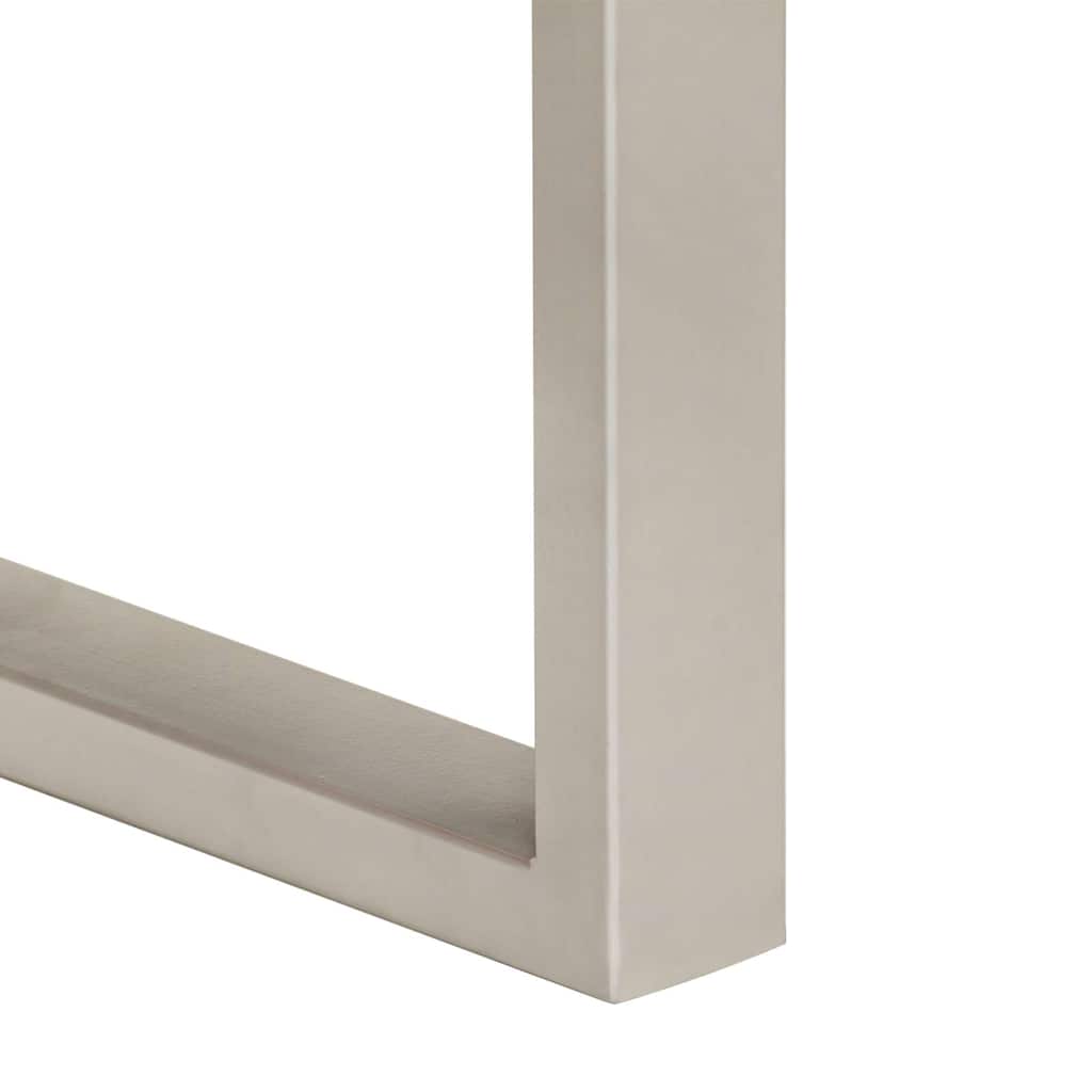 Blagovaonski stol puno bagremovo drvo - srebro, 154 x 80 x 76 cm, 1 - number 9.