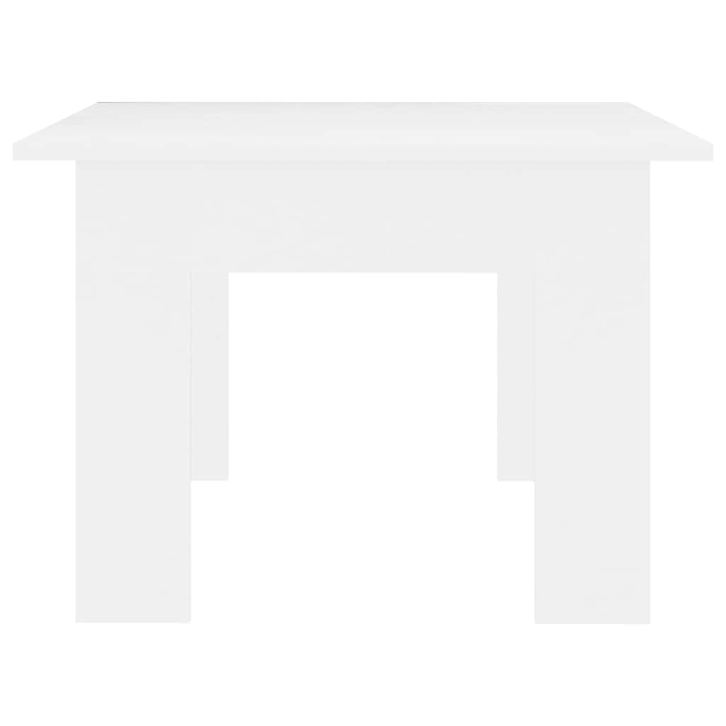 Stolik kawowy 100x60x42 cm drewno klejone - biały, 1 - number 5.