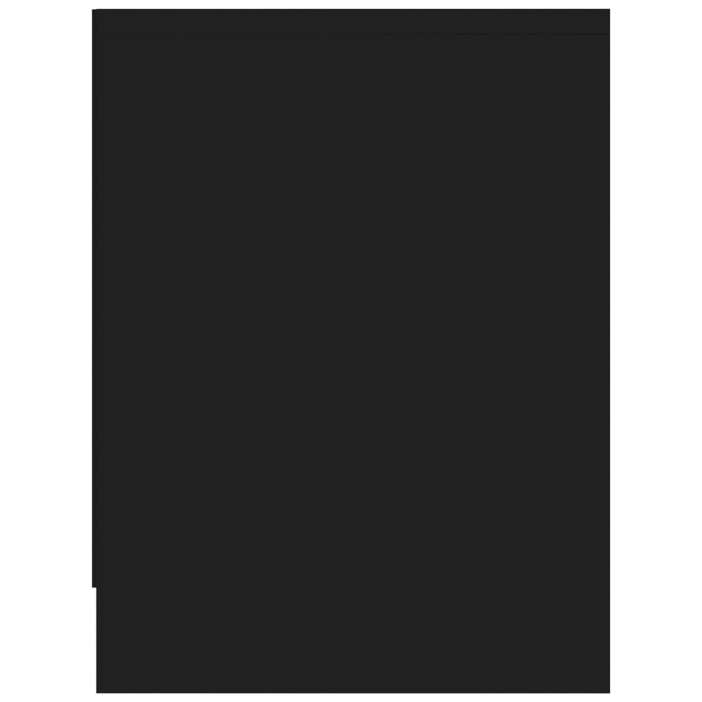 Stolik nocny 40x30x40 cm drewno klejone - czarny, 1 - number 5.