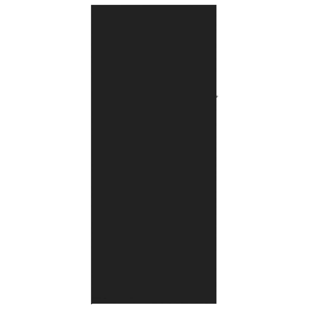 Ormarić za cipele 60x35x84 cm izrađeno drvo - crni, 1 - number 8.