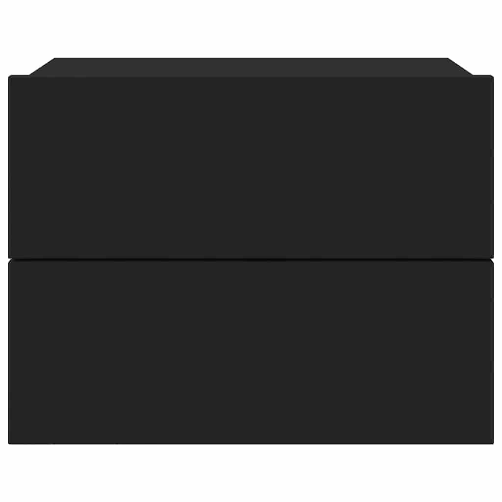 Stolik nocny 40x30x30 cm drewno klejone - czarny, 1 - number 4.