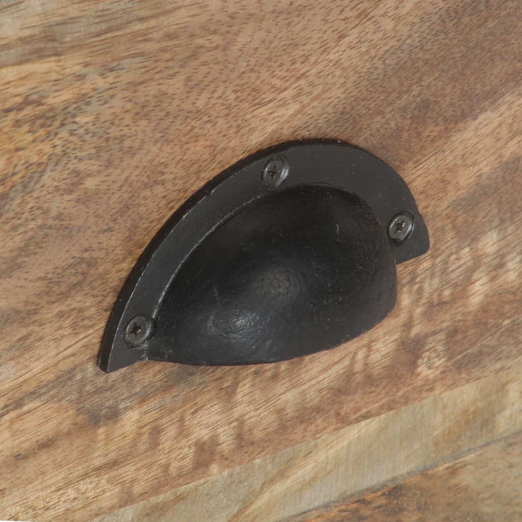 Tv-skap 110x30x50 cm grovt mangotre - number 5.