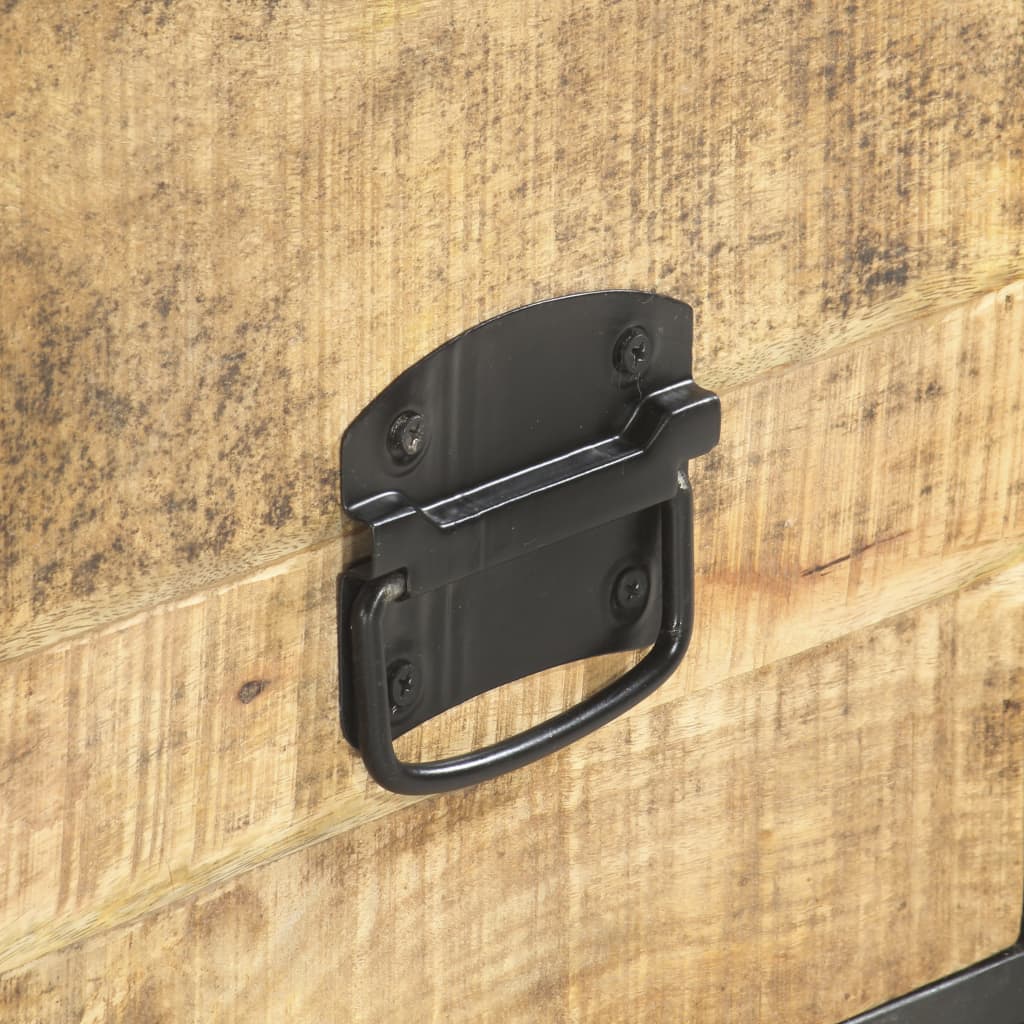 Tv cabinet 130x30x39 cm solid mango wood - number 5.