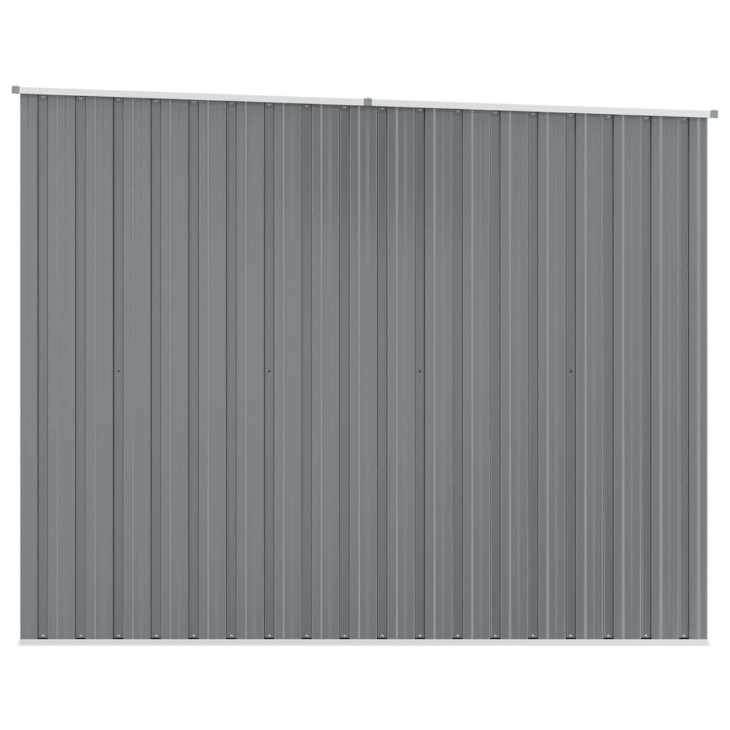 Garden shed 195x198x159 cm galvanized steel - grey, 1 - number 6.