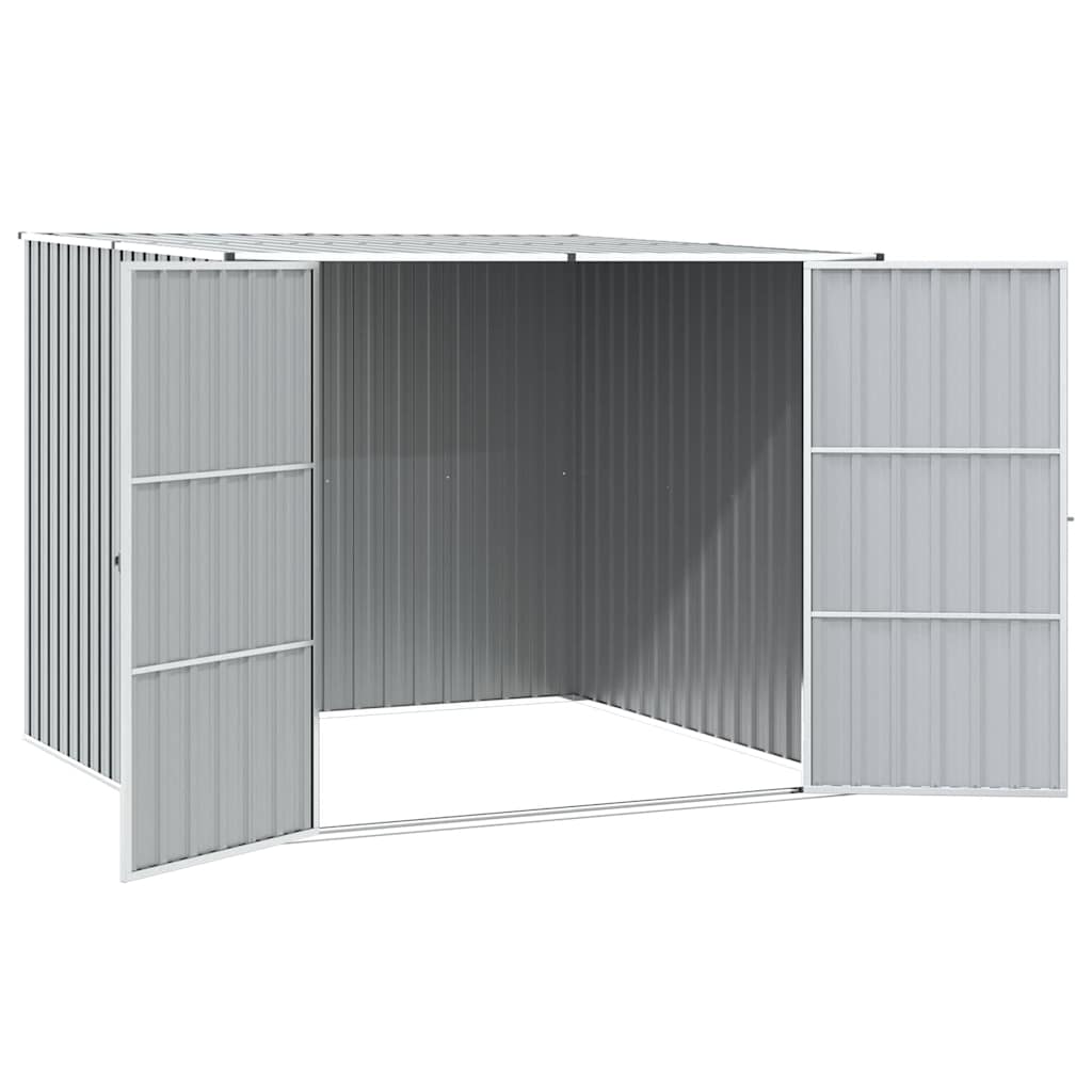 Garden shed 195x198x159 cm galvanized steel - grey, 1 - number 5.